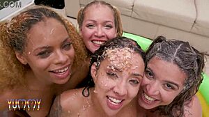 P-Sluts Vol 22 features Brazilian hotties Vitoria Beatriz and Larissa Leite in wild anal fisting