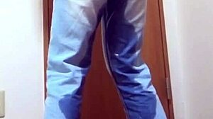 Hey, why’d you lock the bathroom? I peed my jeans!