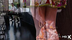 Fashionbusiness Nude Yoga Session in E3 14