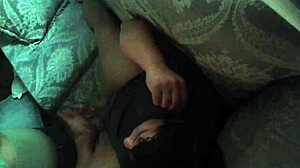 caught on hidden cam giving a sneaky blowjob to my husband 😏