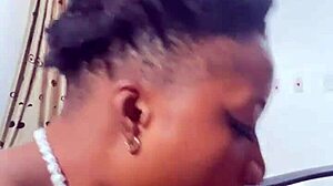 Naija Babe Candy Gives Blowjob