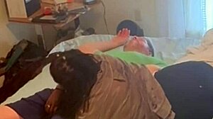 Homemade amateur ebony next door neighbor came to fuck