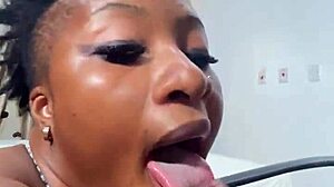 Naija Babe Candy Gives Blowjob