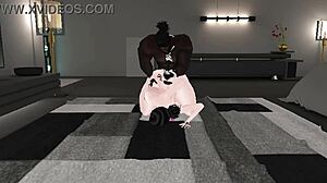 Hardcore Fuck with Big Black Cock