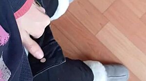 Risky office masturbation with my lesbian colleague