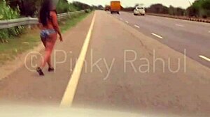 i dared pinky to go naked on indian highways