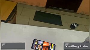 Horny Nigerian Stud Flaunts His Massive Black Cock For Moaning Action