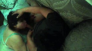 caught on hidden cam giving a sneaky blowjob to my husband 😏