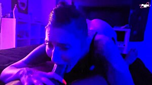 Elle takes aggressive BBC and gets a creampie!