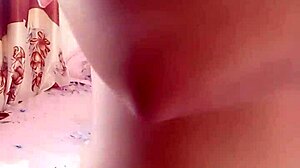 Hot babe moans during intense homemade fucking and orgasm