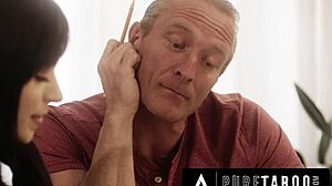 Pure taboo aria valencia rides stepdad in kinky roleplay sesh