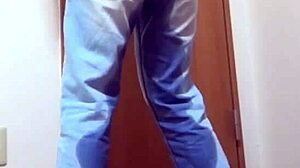 Hey, why’d you lock the bathroom? I peed my jeans!