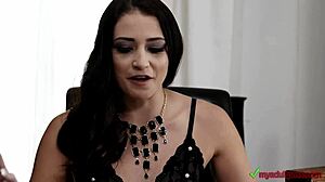 Avi Love Gags and Chokes on Cock in Deepthroat