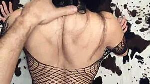 very beautiful skinny wife anal fucking