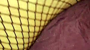 Amateur Couple Fucks Anal With Monster Cock In Stockings