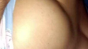 Blonde Babe Fucked Sideways On Bed!