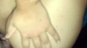 Blonde Babe Fucked Sideways On Bed!