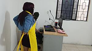 Neighbor teases with curvy ass on camera?