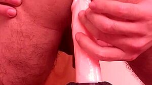 An Argentinian woman rides an anal dildo, testing the toy thoroughly