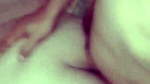 Fucking that naughty young girl's tight ass on all fours, she almost couldn't handle it.