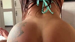 Hot Latina Rides In Bold Anal POV