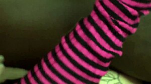 Faye Runaway, experienced blonde, gets fucked in the ass by big black cock.