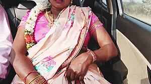 Indian HOUSEWIFE CHEATS with DIRTY TALK in CAR