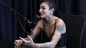 caroleta roots, redhead in lingerie, teaches dance and films hardcore public scenes on sheer red