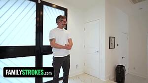 Mother In Law And Her Narrow Ass In A Double Breeding Threesome With Titty Fuck And Face Fucking