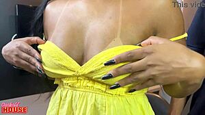 girlfriend moans during anal in orgy?