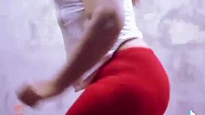 hey, see that tight panty mark on the mature lady?