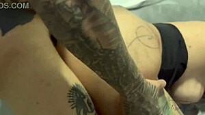 Redhead Finds Another Guy For Birthday Gangbang With 30 Cocks