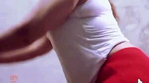 hey, see that tight panty mark on the mature lady?