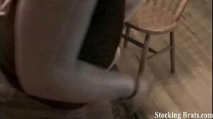 Jasmin surprises Ashlee with foot worship