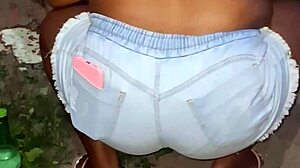 look at that big ass neighbor cleaning the yard, she's so hot and beautiful