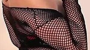 sara jay, all oiled up, sucks cock hard!