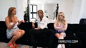 man, this pervy stepfather bangs Haley Spades to punish cheating Annie King! 😡