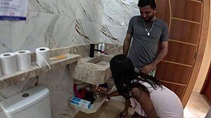 Plumber Fixes Leak Then Fucks Young Girl's Tight Ass Bent Over