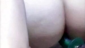 Intense fuckmachine causes massive squirt