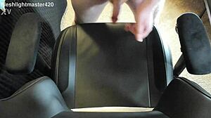 Redhead Teen Masturbates Cock in Bedroom Close-Up, Producing Massive Cum Spray