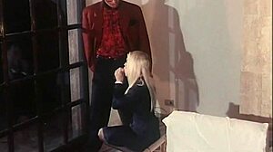 blonde learns to suck dick in vintage hd porn