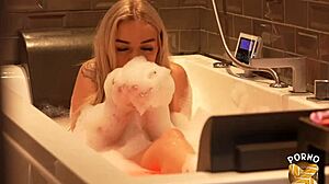 Nathalie And Luth, Two Hot Blondes, Play With A Hard Cock