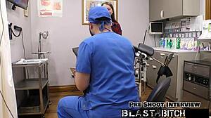 patient mira monroe sucks dick before getting fucked hard