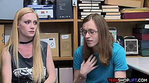 Hey, you two, caught banging in the store by mall cop?