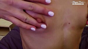 Petite Nataly Gold Gets Anal Creampie From Tall Amateur