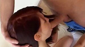 Teen Babe Tries Anal Sex For The First Time With Creampie