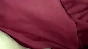 Warming up her wet pussy with a hairdryer in toilet play