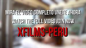 Peruvian casting breaks her tight pussy