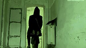 Dominatrix Mistress April Hosts the Game Show with Ebony Slave and Toys