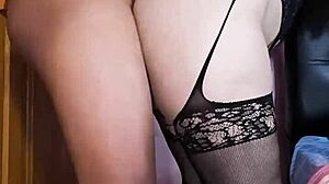 sexy hot girl in lingerie fucked by stepbrother, screaming pleasure in british interracial scene